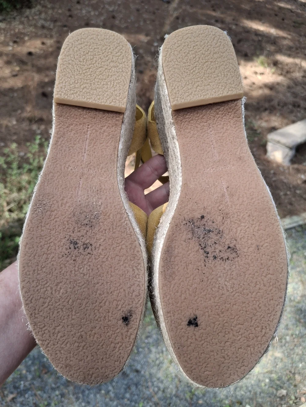 Revolve Dolce Vita Lesly Espadrille Wedge Platform Sandal In Honey Size 9.5